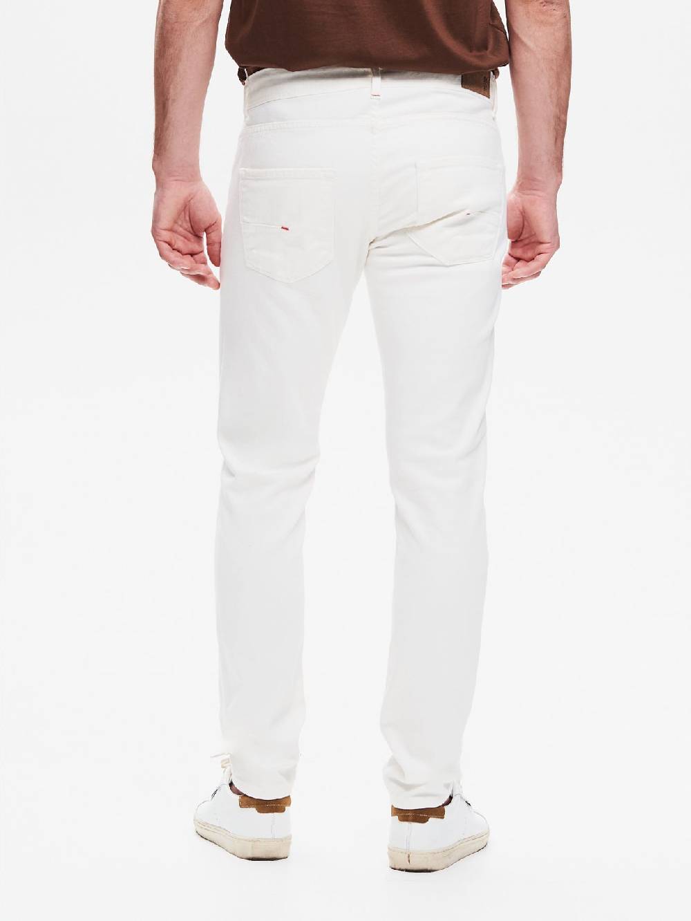 Rinascimento Jeans Slim-Fit Uomo Bull Bianco QB24