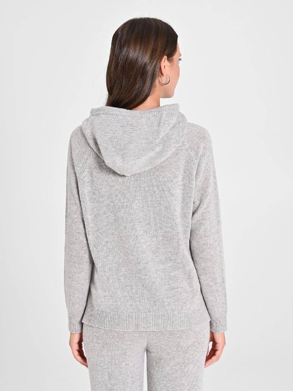 Rinascimento Maglia Con Cappuccio Misto Cachemire