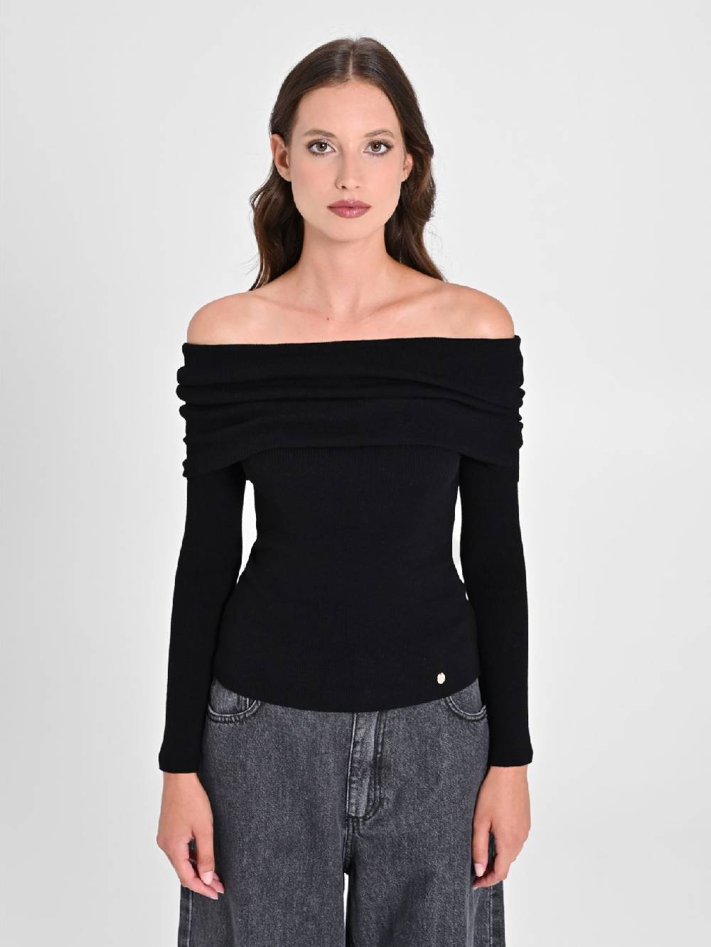 Rinascimento Maglia Con Collo Rivoltato