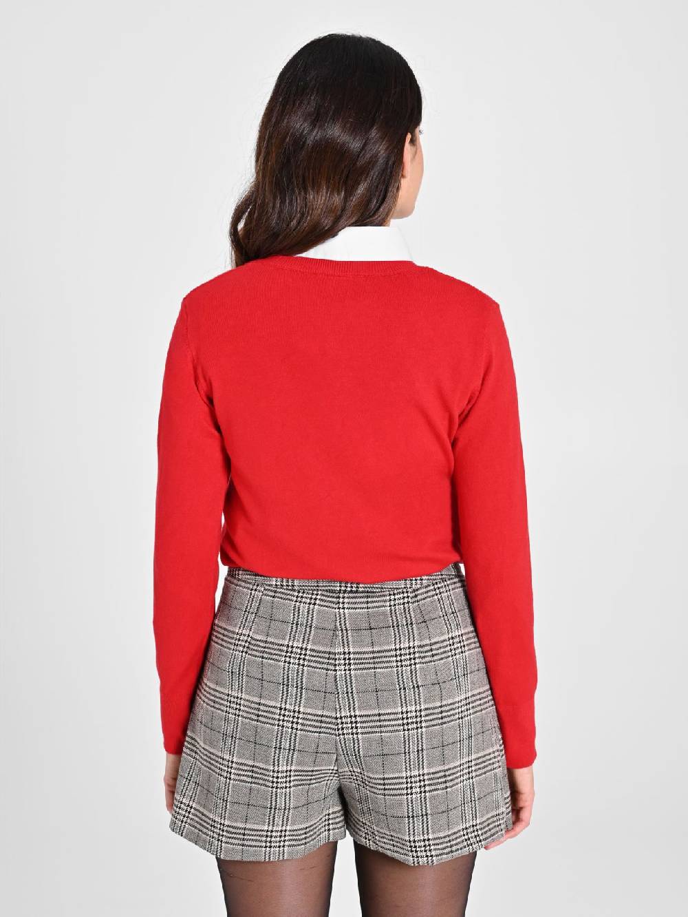 Rinascimento Maglia Con Scollo A "V" Rossa Ecotec®