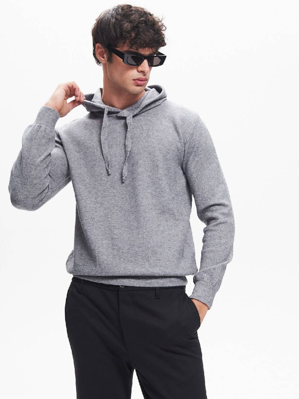 Rinascimento Maglia Felpa Uomo con Cappuccio QB24