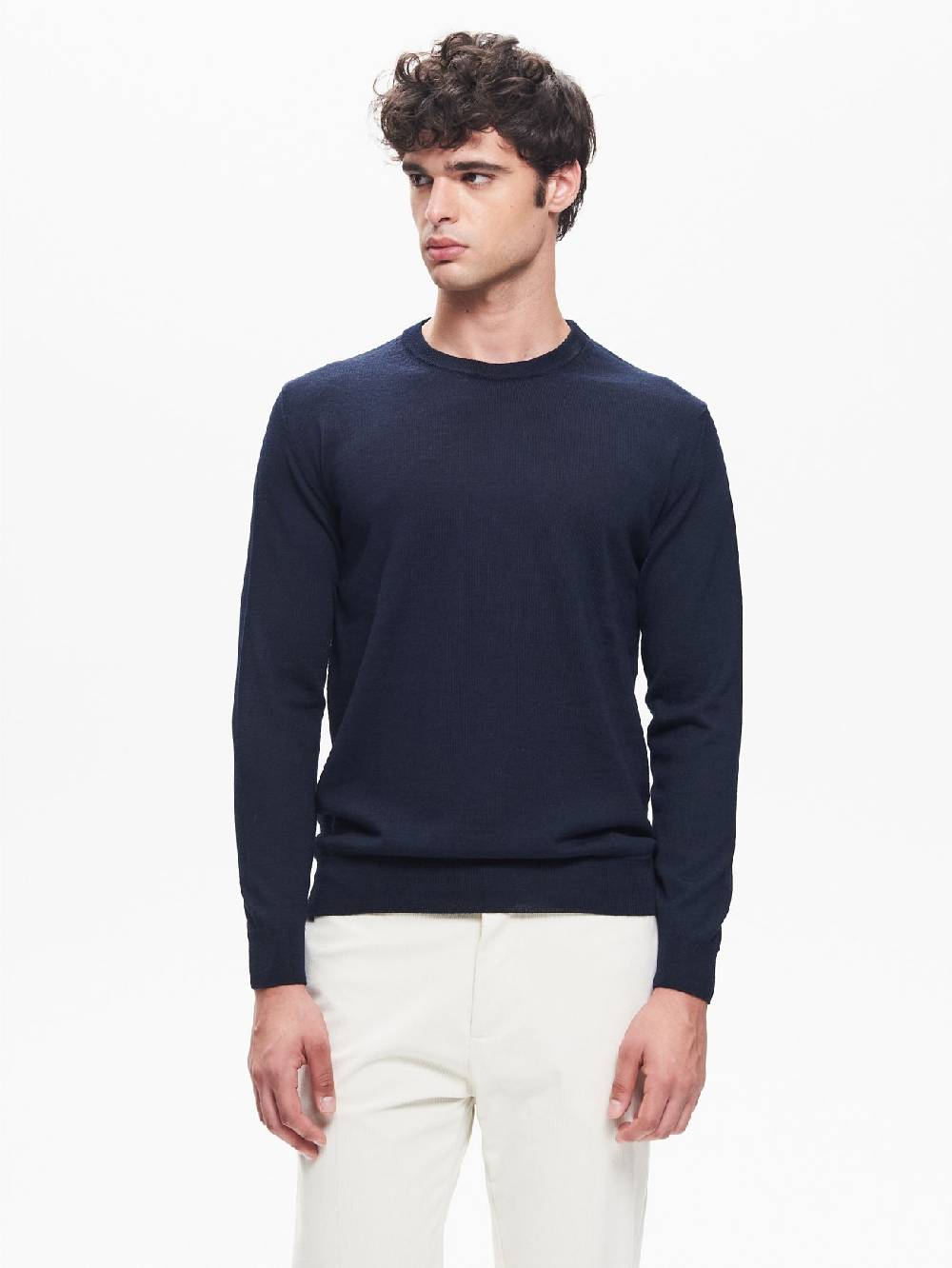 Rinascimento Maglia Girocollo Uomo Basic Blu QB24