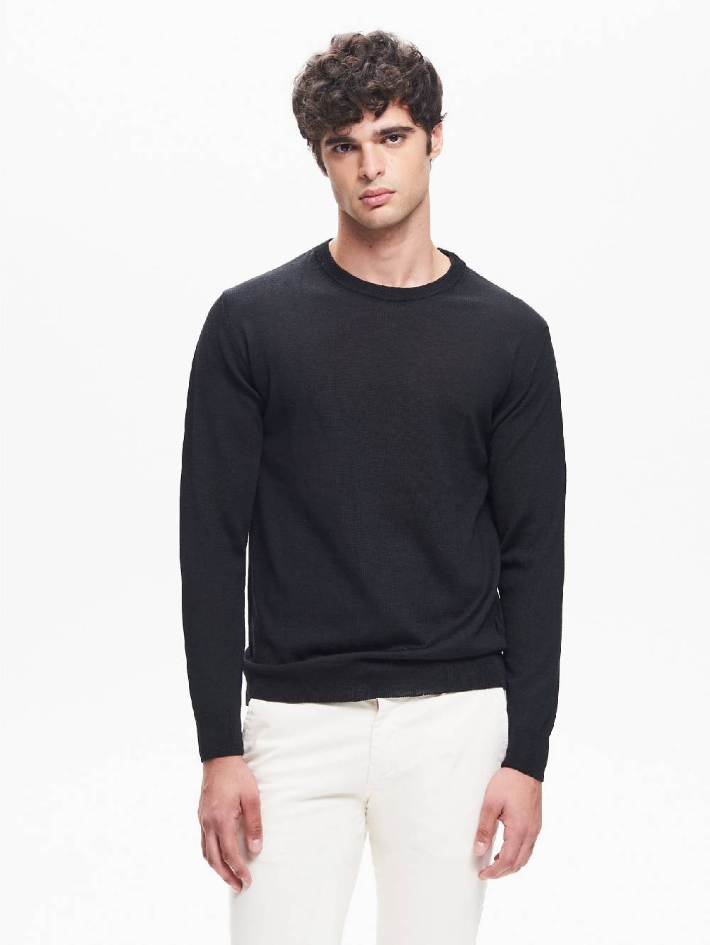 Rinascimento Maglia Girocollo Uomo Basic Nero QB24