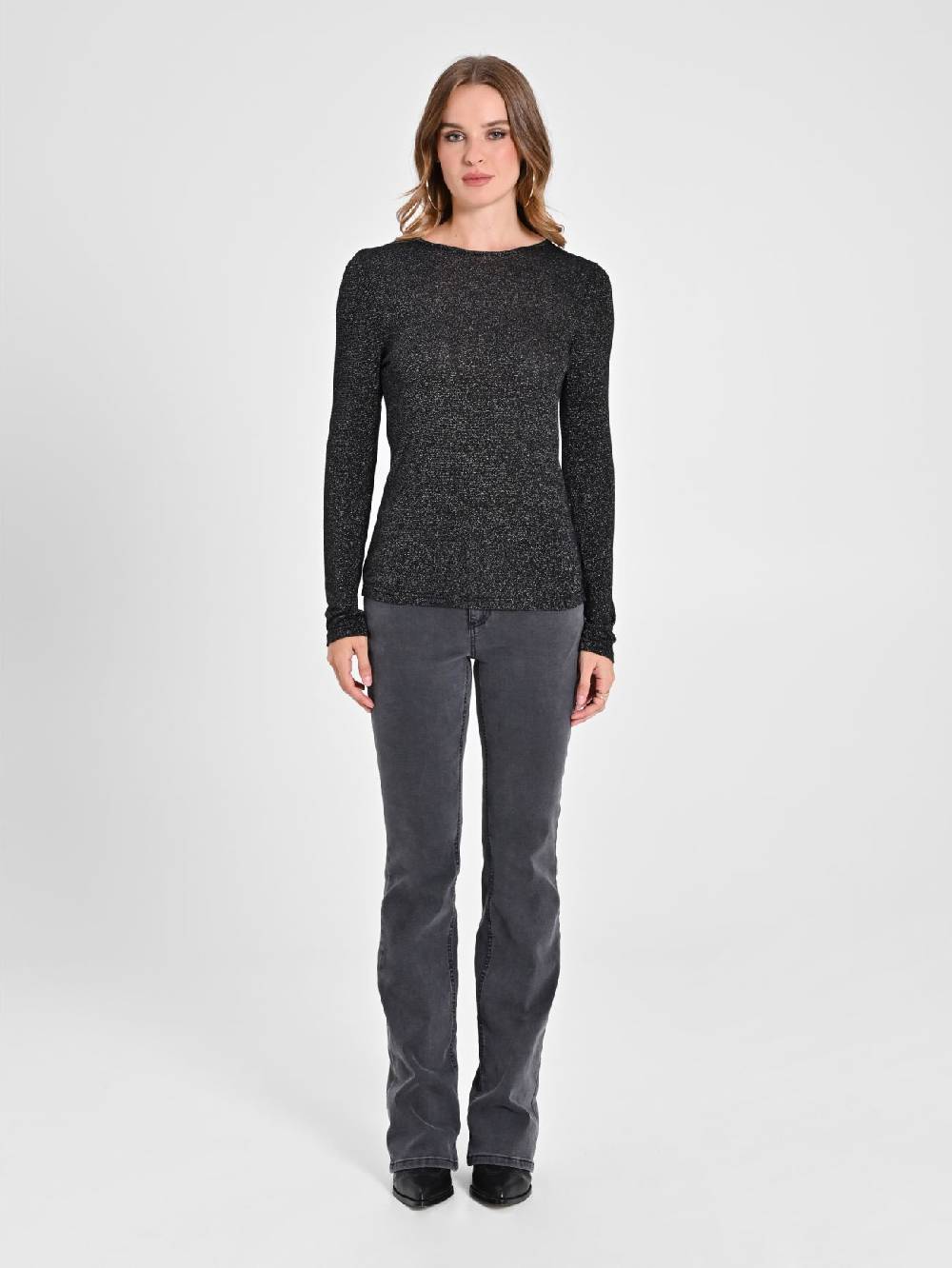 Rinascimento Maglia In Lurex Nero