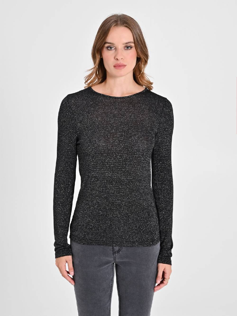 Rinascimento Maglia In Lurex Nero