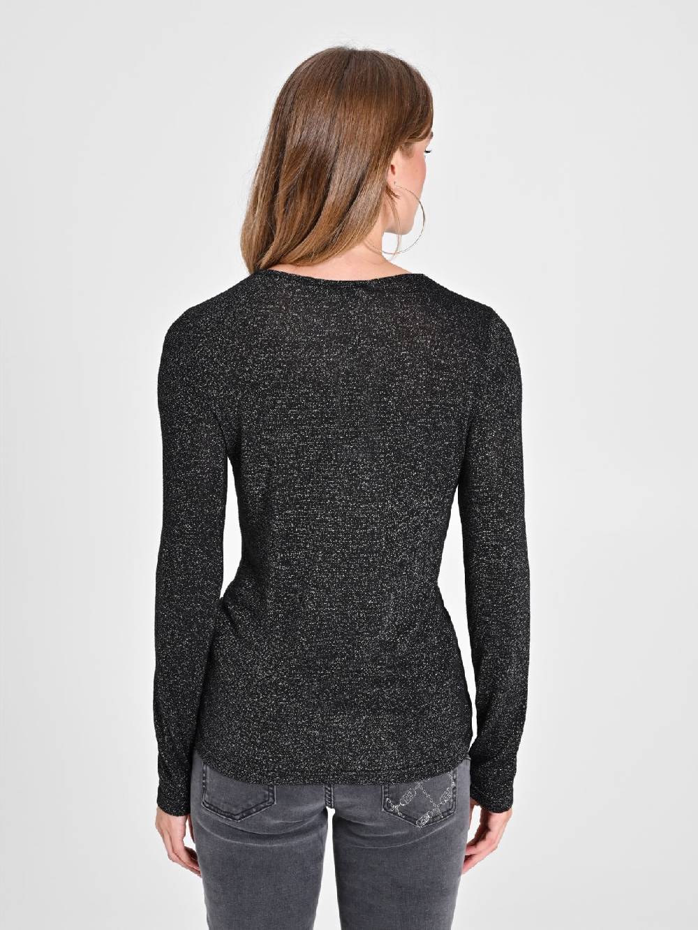 Rinascimento Maglia In Lurex Nero