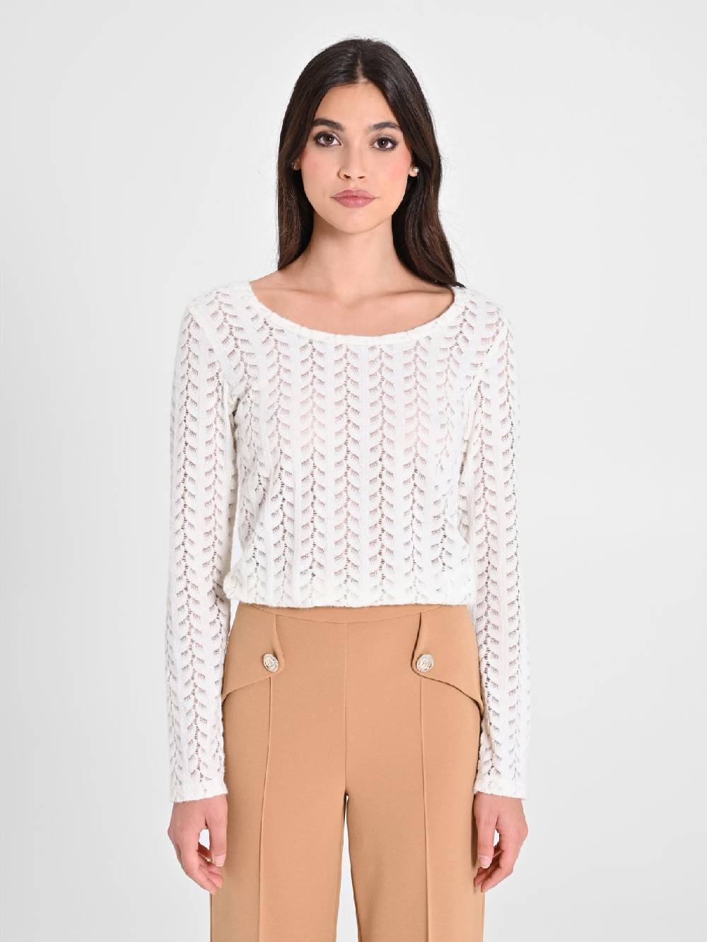 Rinascimento Maglia In Pizzo Rebrodè