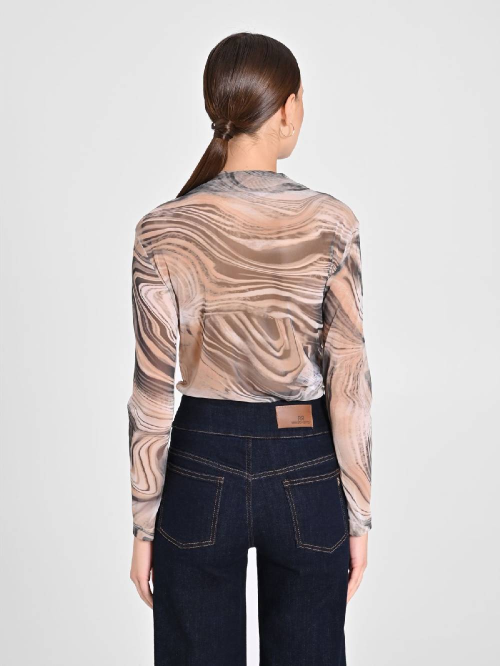 Rinascimento Maglia In Tulle Optical