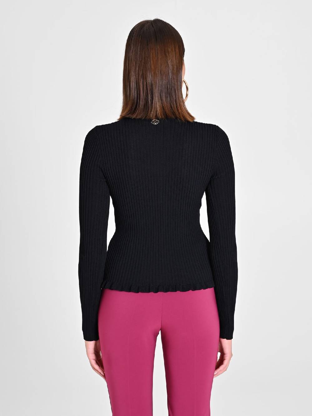 Rinascimento Maglioncimo A Coste Nero