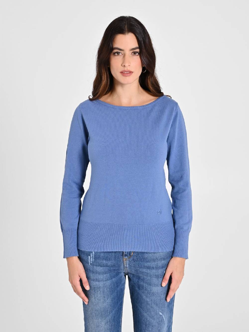 Rinascimento Maglioncino Blu Avio Ecotec®