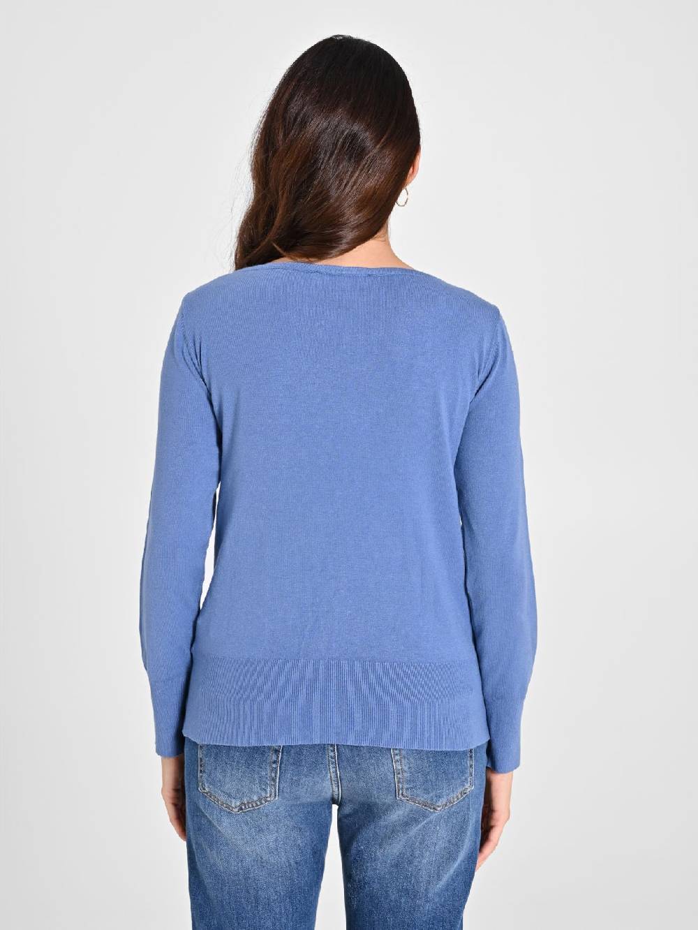 Rinascimento Maglioncino Blu Avio Ecotec®