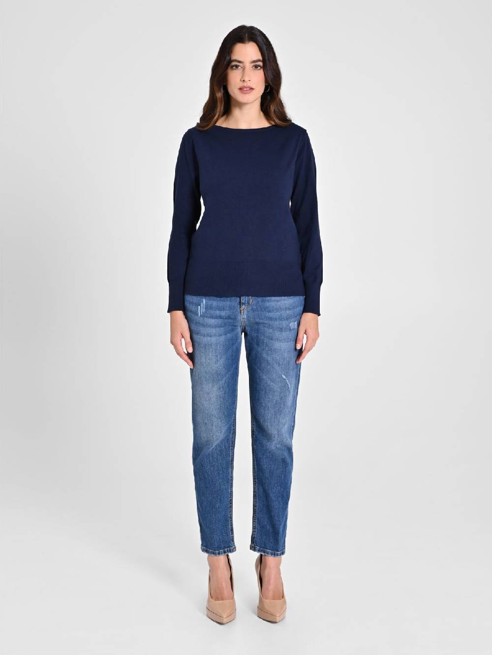 Rinascimento Maglioncino Blu Navy Ecotec®