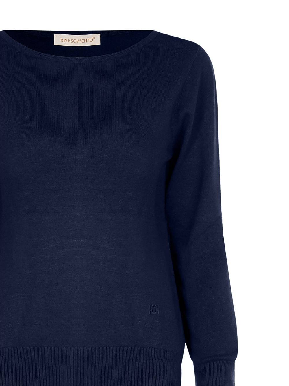 Rinascimento Maglioncino Blu Navy Ecotec®