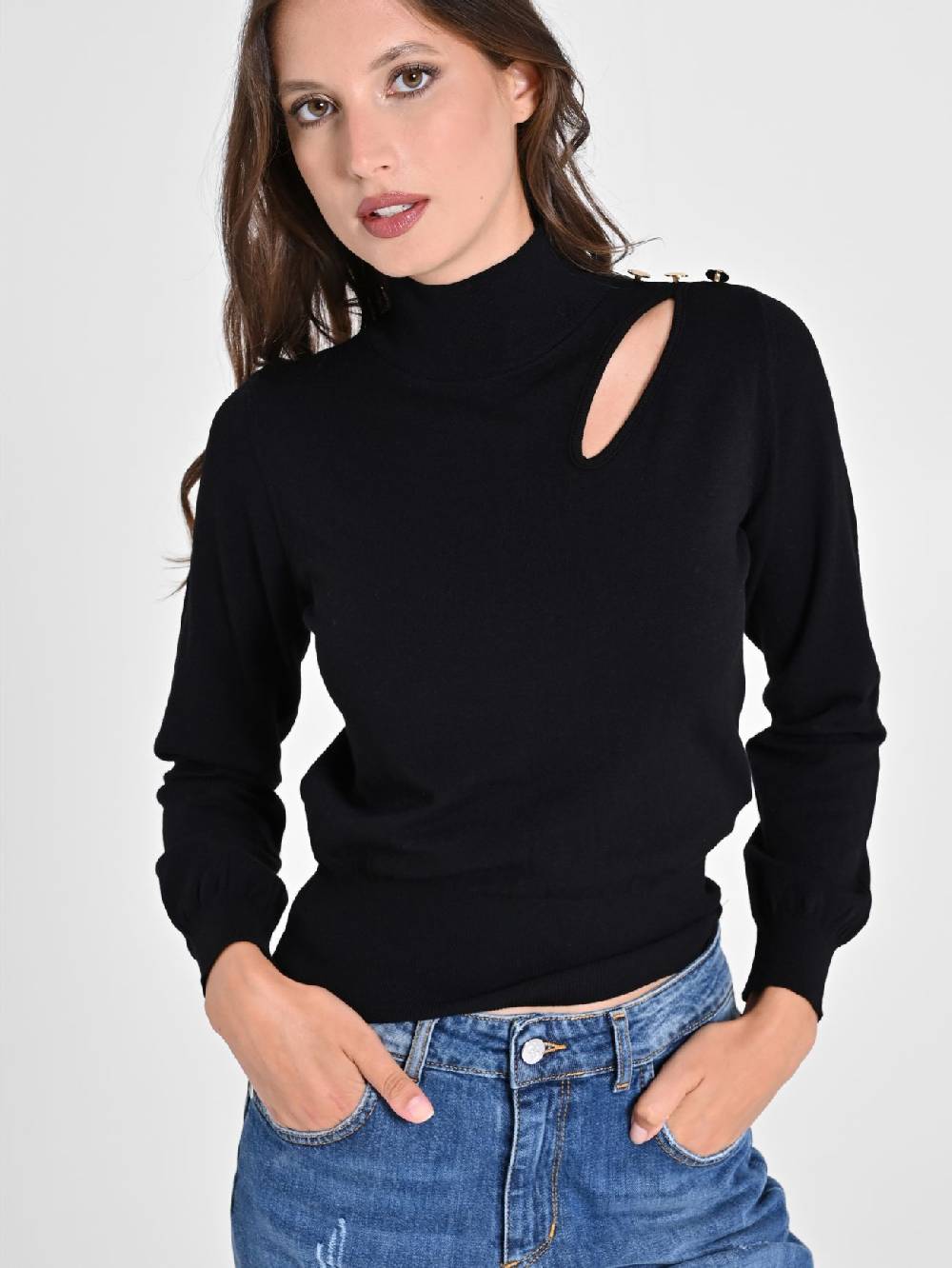 Rinascimento Maglioncino con dettaglio Cut Out