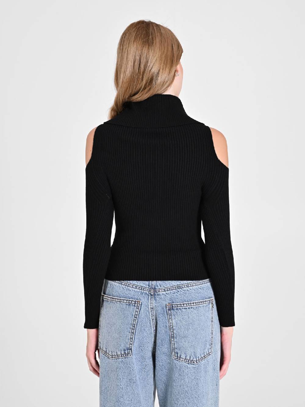 Rinascimento Maglioncino Cut-Out Nero