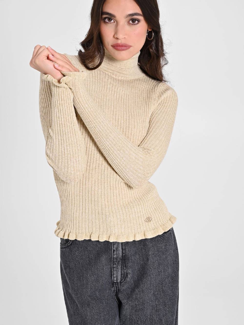 Rinascimento Maglioncino Oro Lurex