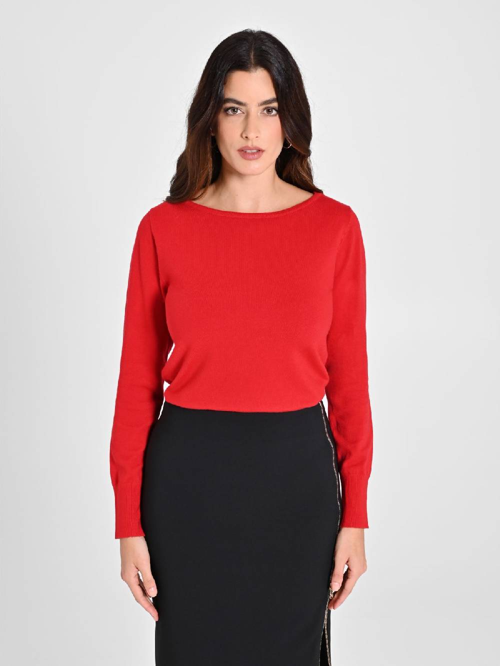 Rinascimento Maglioncino Rosso Navy Ecotec®