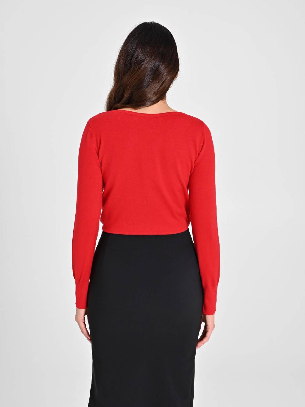 Rinascimento Maglioncino Rosso Navy Ecotec®