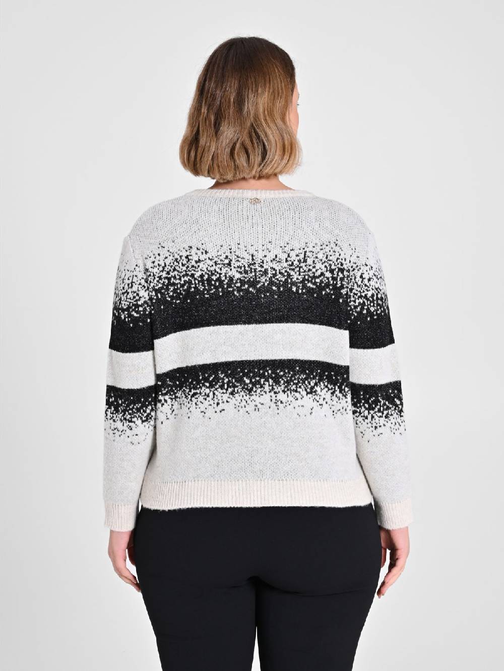 Rinascimento Maglione Curvy Black & White