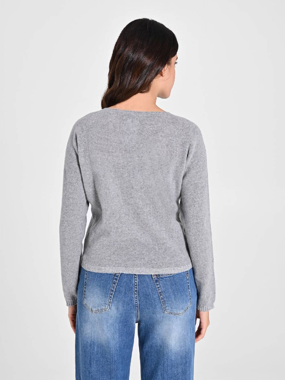 Rinascimento Maglione Lana Cashmere Grigio