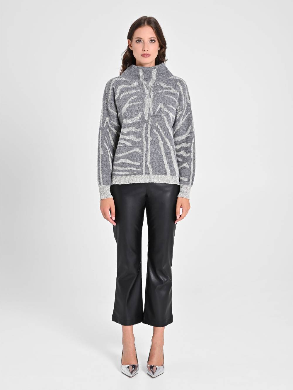 Rinascimento Maglione Zebra Lurex