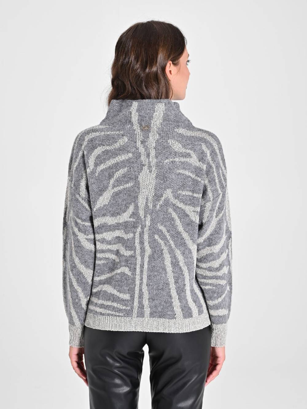 Rinascimento Maglione Zebra Lurex