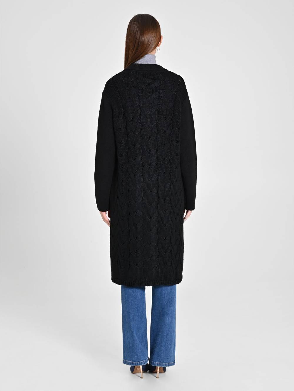 Rinascimento Maxi Cardigan Nero