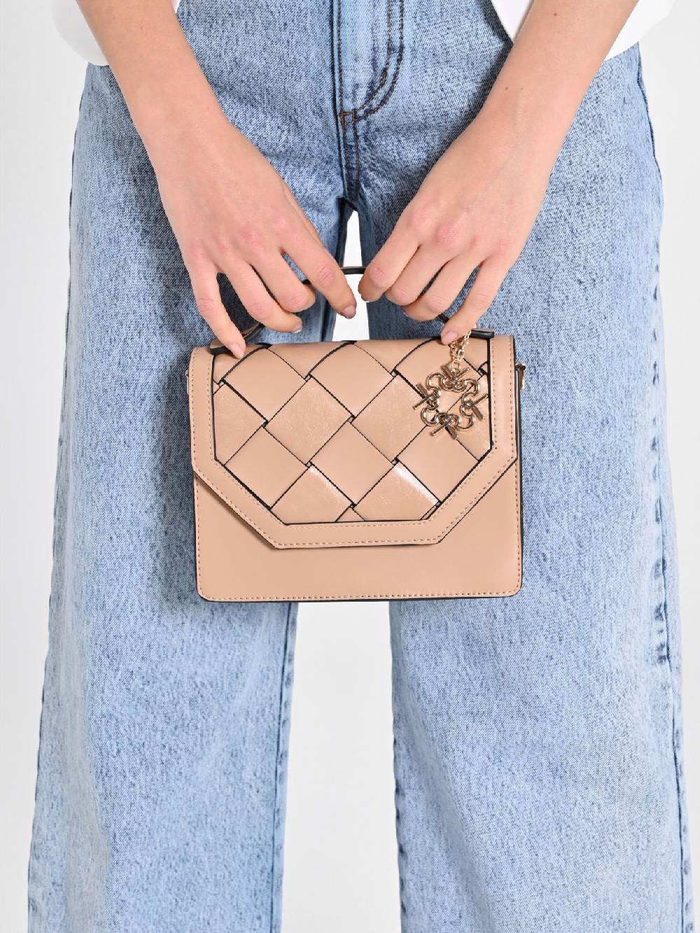 Rinascimento Mini Borsa Intrecciata