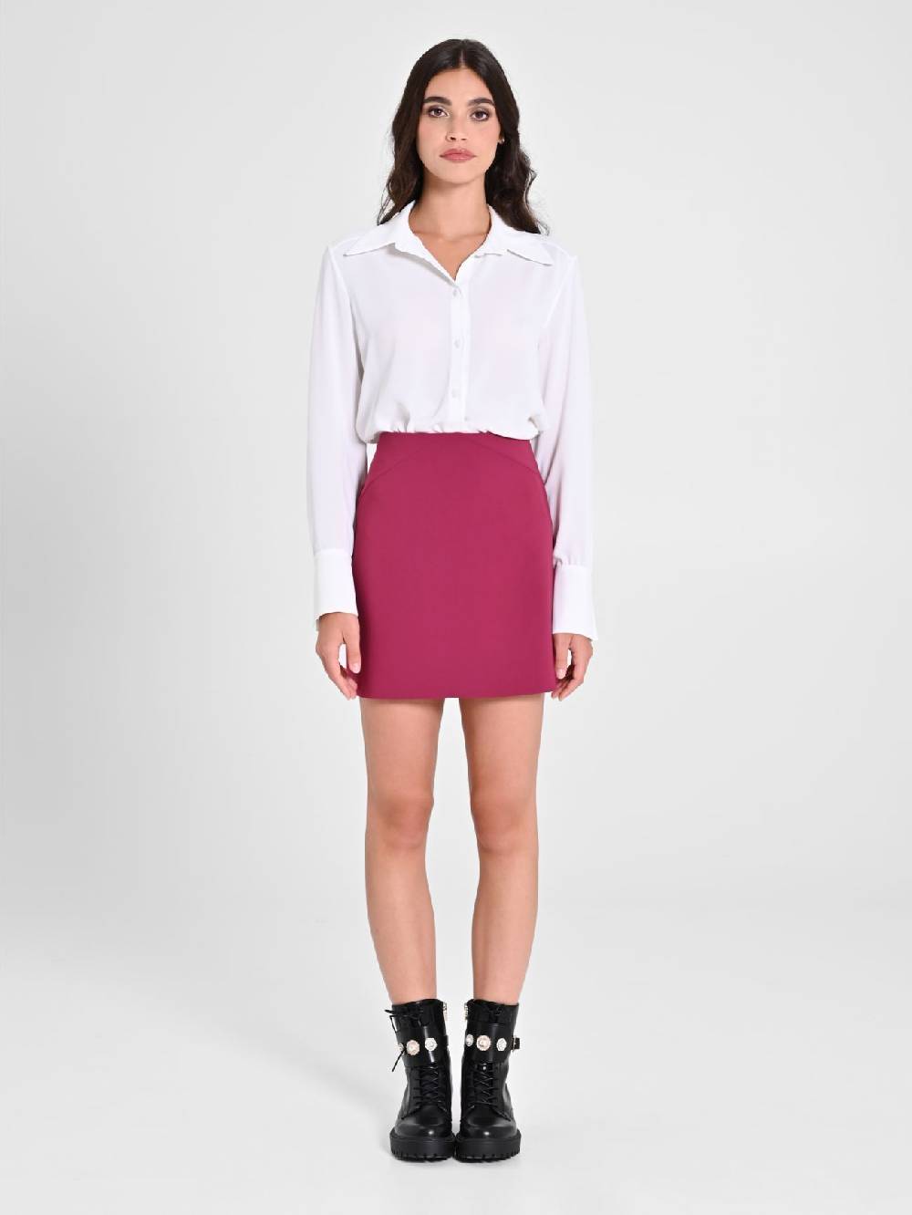 Rinascimento Minigonna Ad A In Tessuto Tecnico