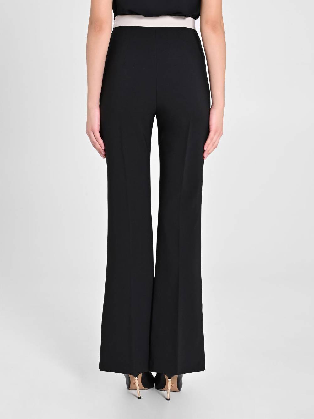 Rinascimento Pantalone Bicolor Nero & Beige