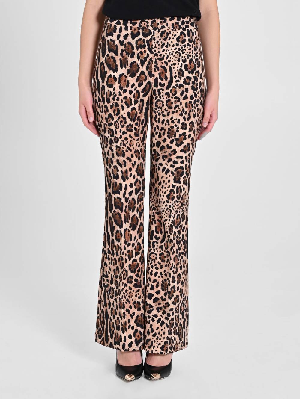 Rinascimento Pantalone Flared Animalier
