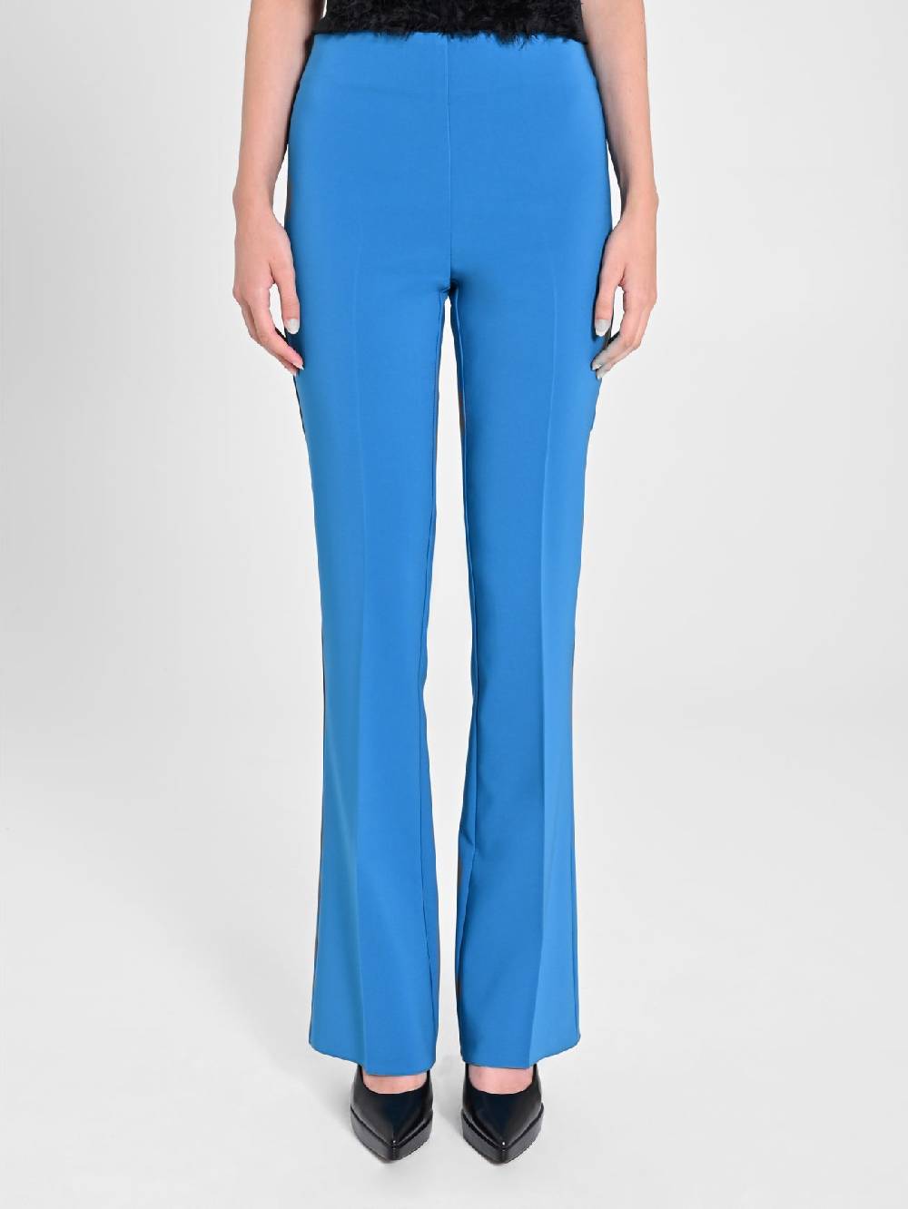 Rinascimento Pantalone Flared Blu Oceano