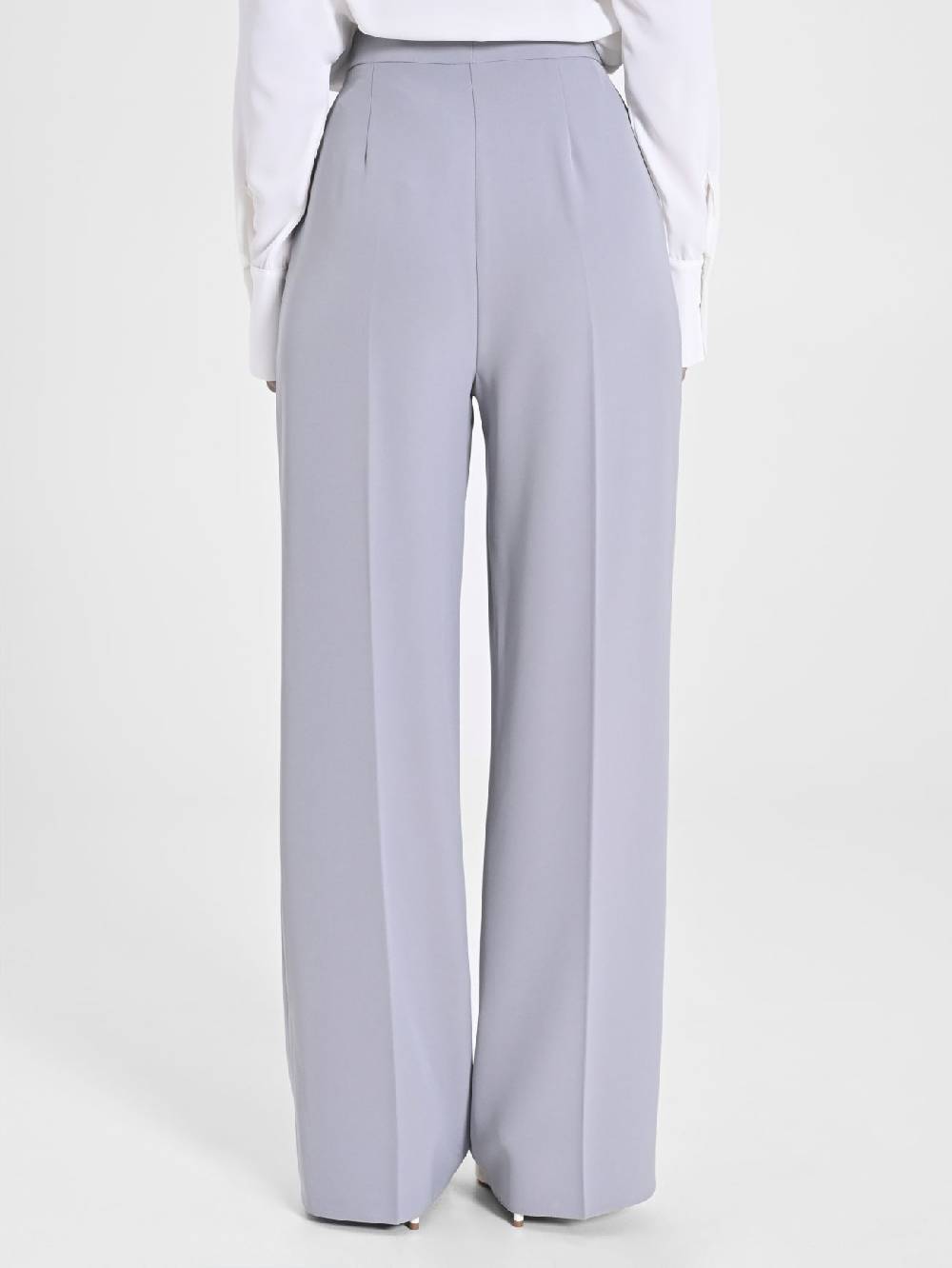 Rinascimento Pantalone Palazzo Grigio In Crepe