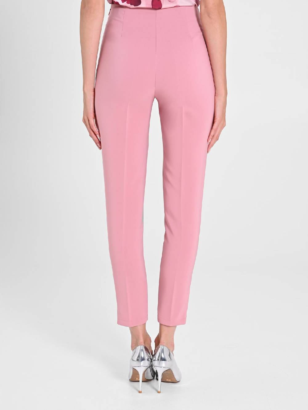 Rinascimento Pantaloni Con Pattine Rosa Antico