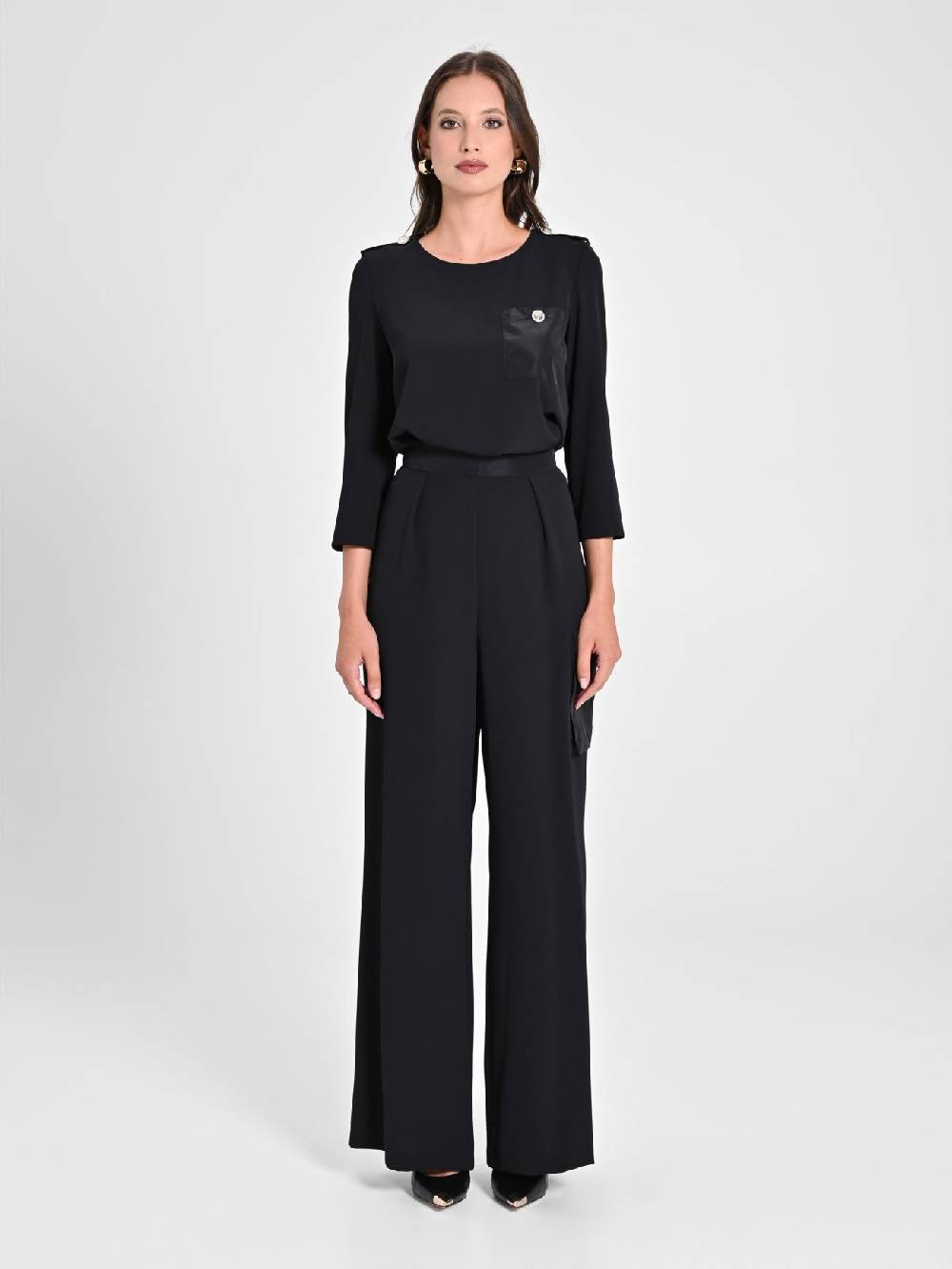 Rinascimento Pantaloni Con Tasca In Taffetà