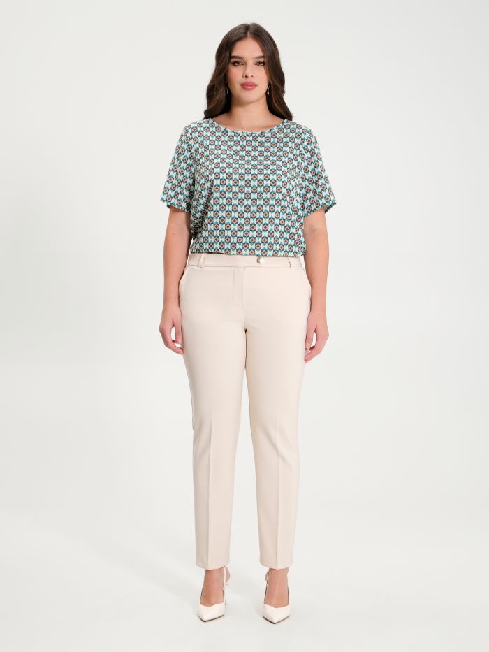 Rinascimento Pantaloni Curvy Beige