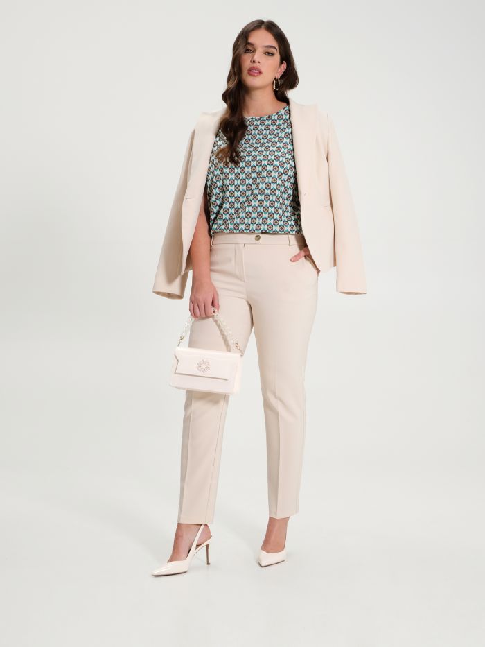 Rinascimento Pantaloni Curvy Beige