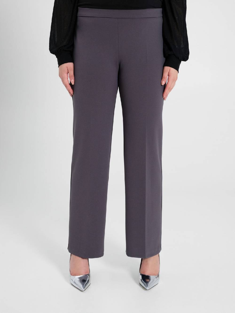 Rinascimento Pantaloni Curvy Grigio Scuro