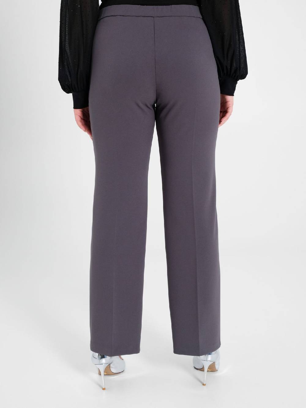 Rinascimento Pantaloni Curvy Grigio Scuro