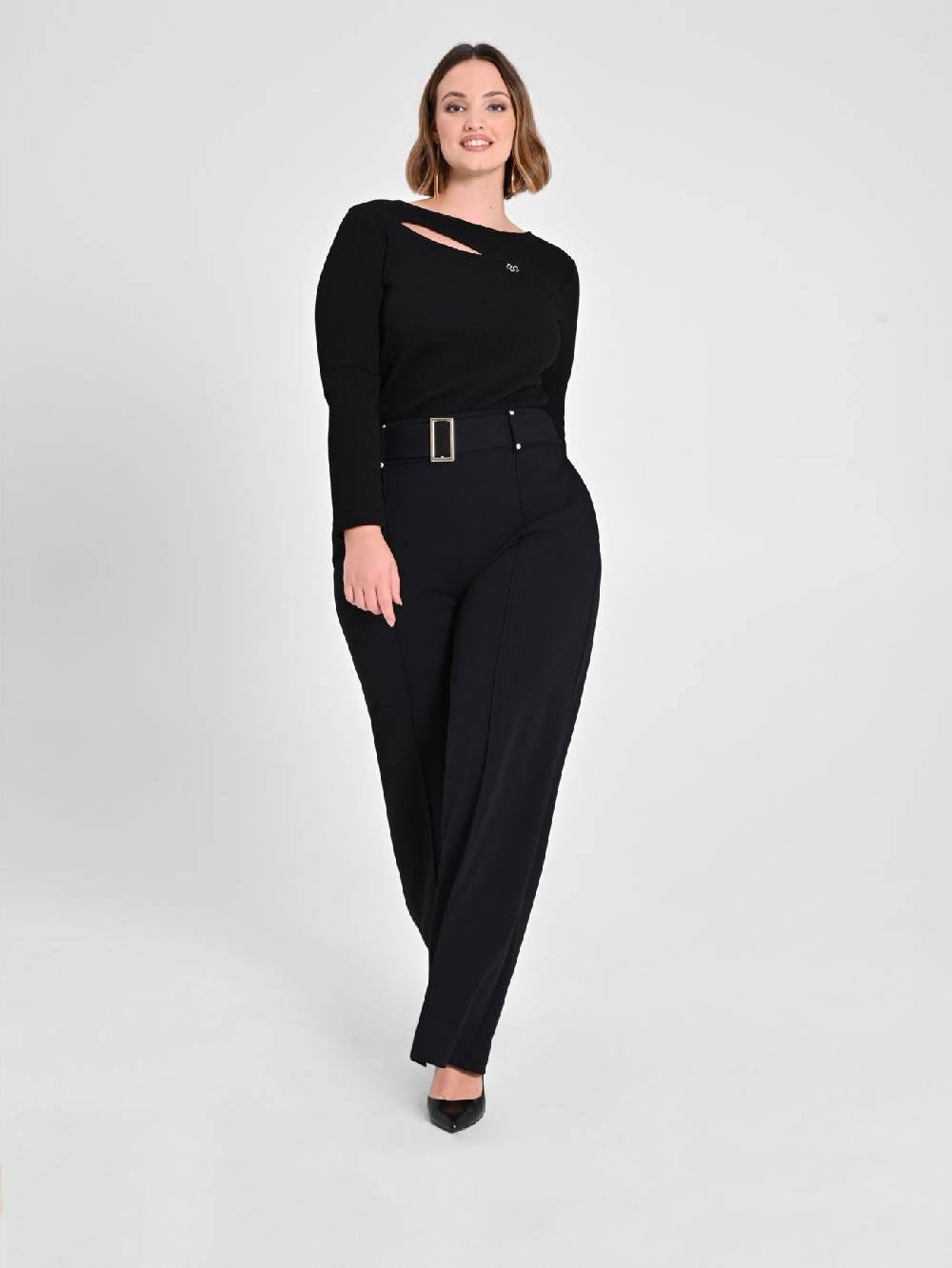 Rinascimento Pantaloni Curvy Neri