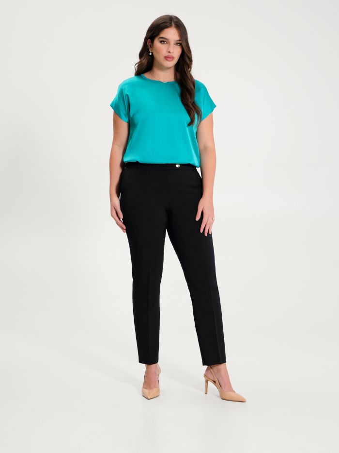 Rinascimento Pantaloni Curvy Nero