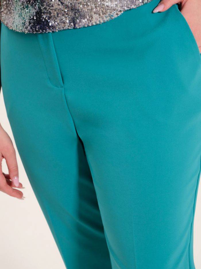 Rinascimento Pantaloni Curvy Verde