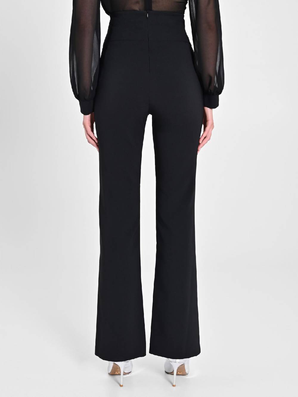 Rinascimento Pantaloni Flared Neri