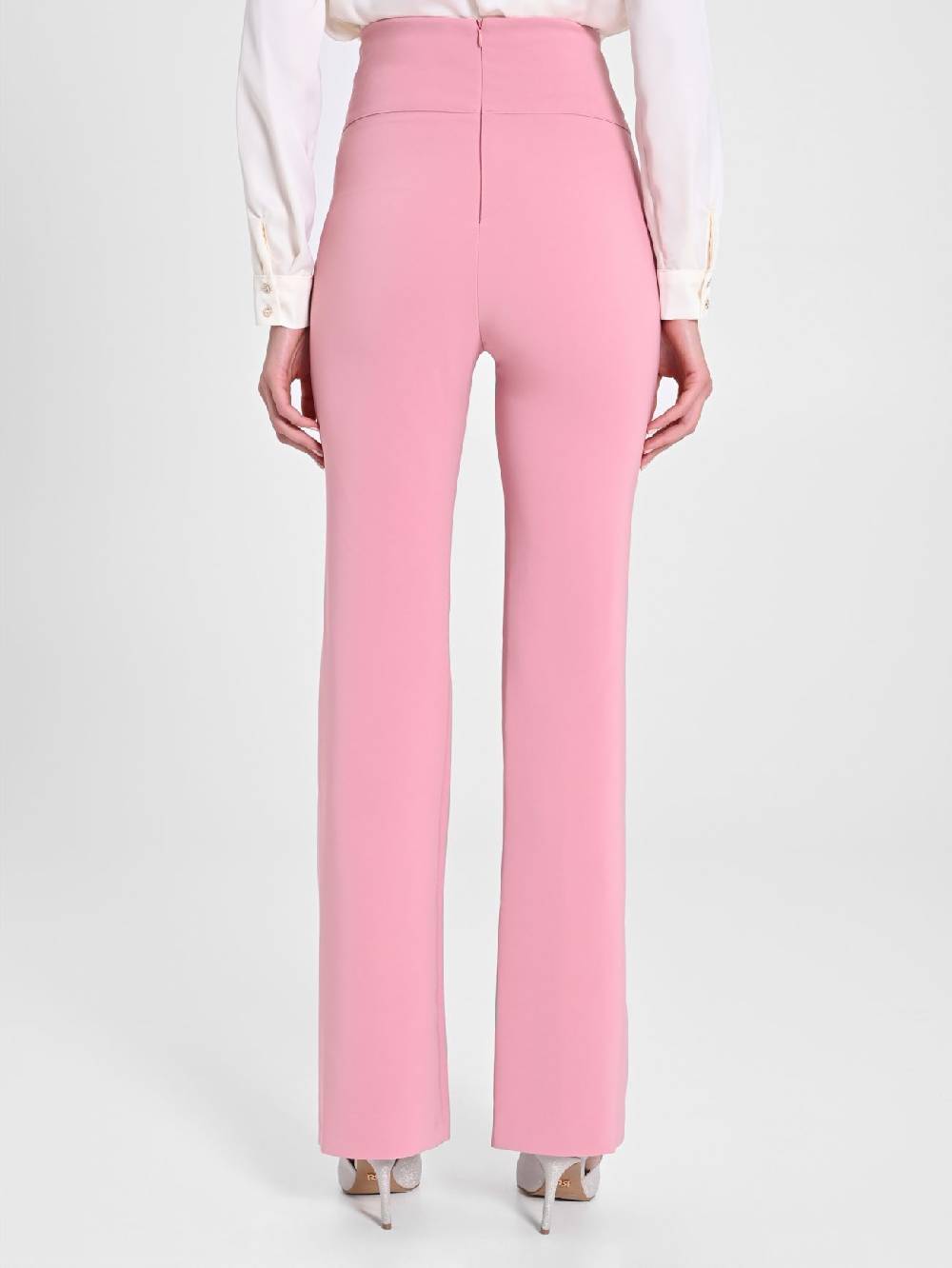 Rinascimento Pantaloni Flared Rosa Antico