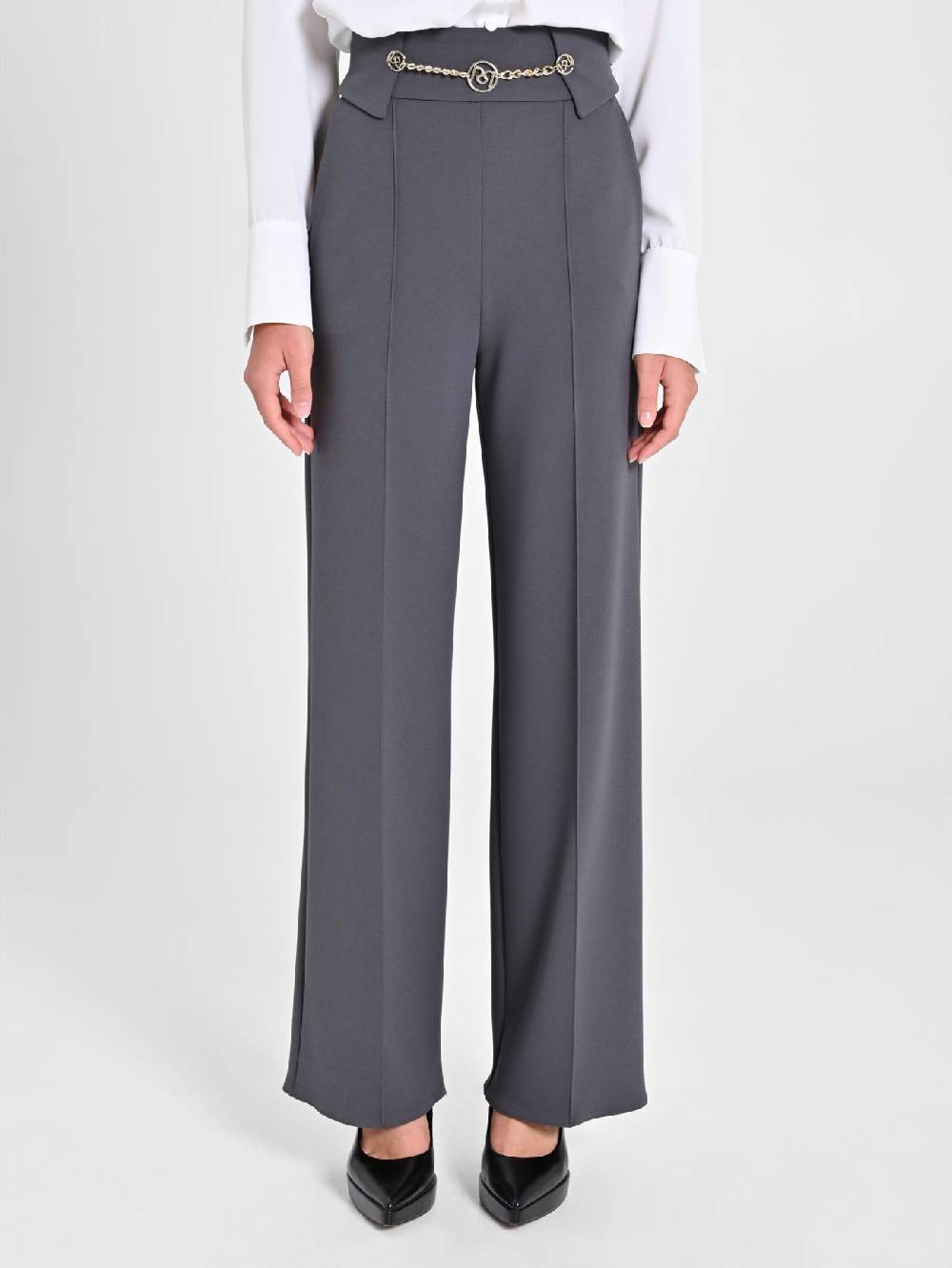 Rinascimento Pantaloni Grigi Chains