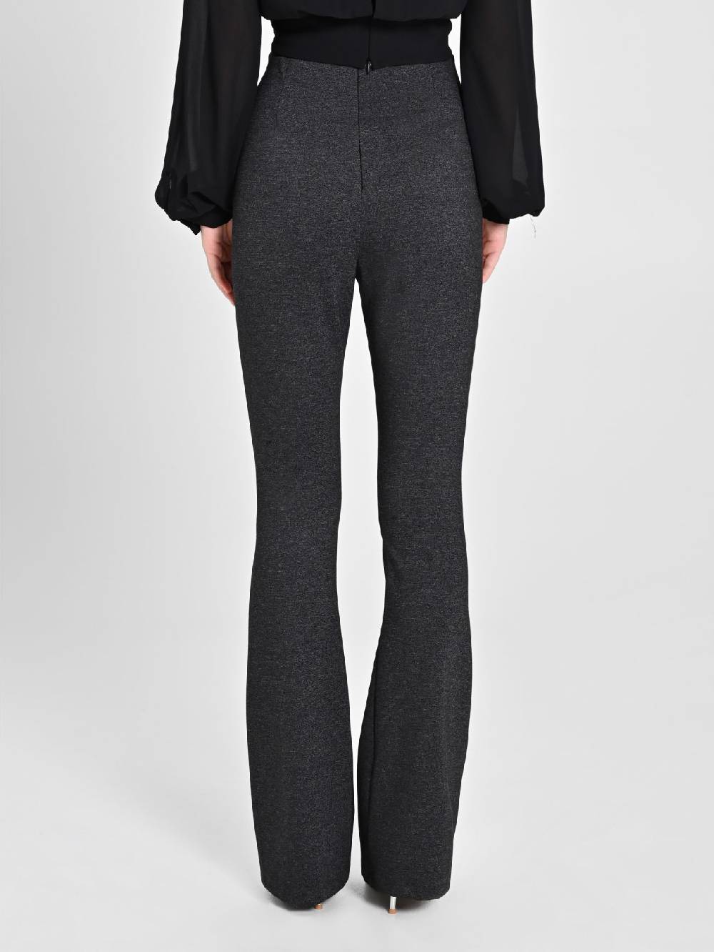 Rinascimento Pantaloni In Punto Milano Melange