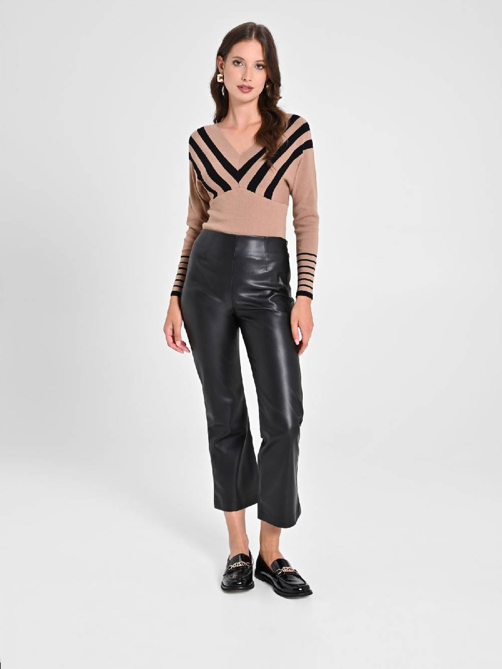 Rinascimento Pantaloni in similpelle