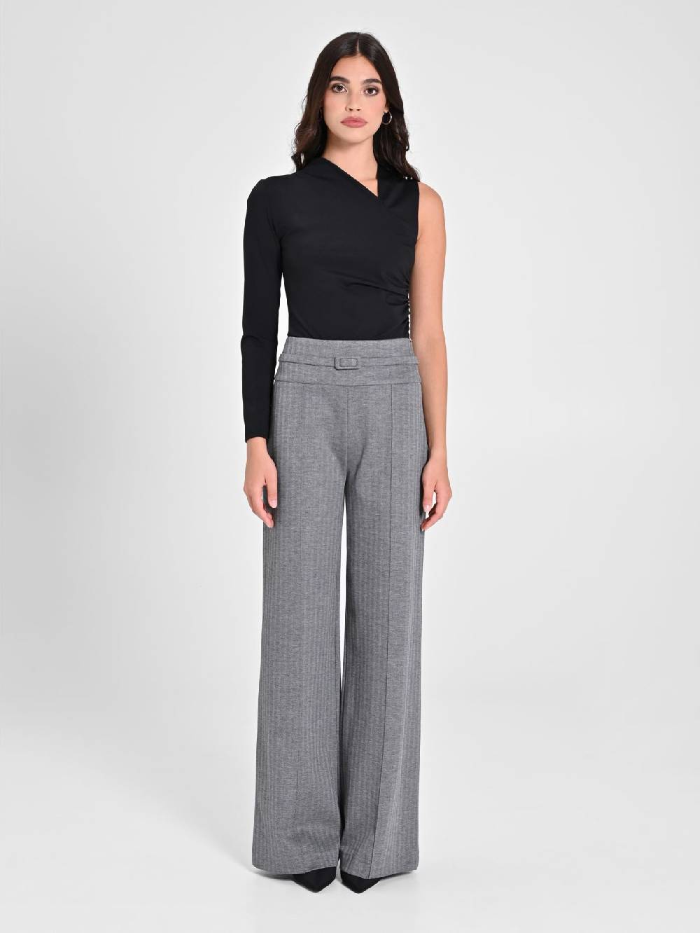 Rinascimento Pantaloni In Tessuto Spinato