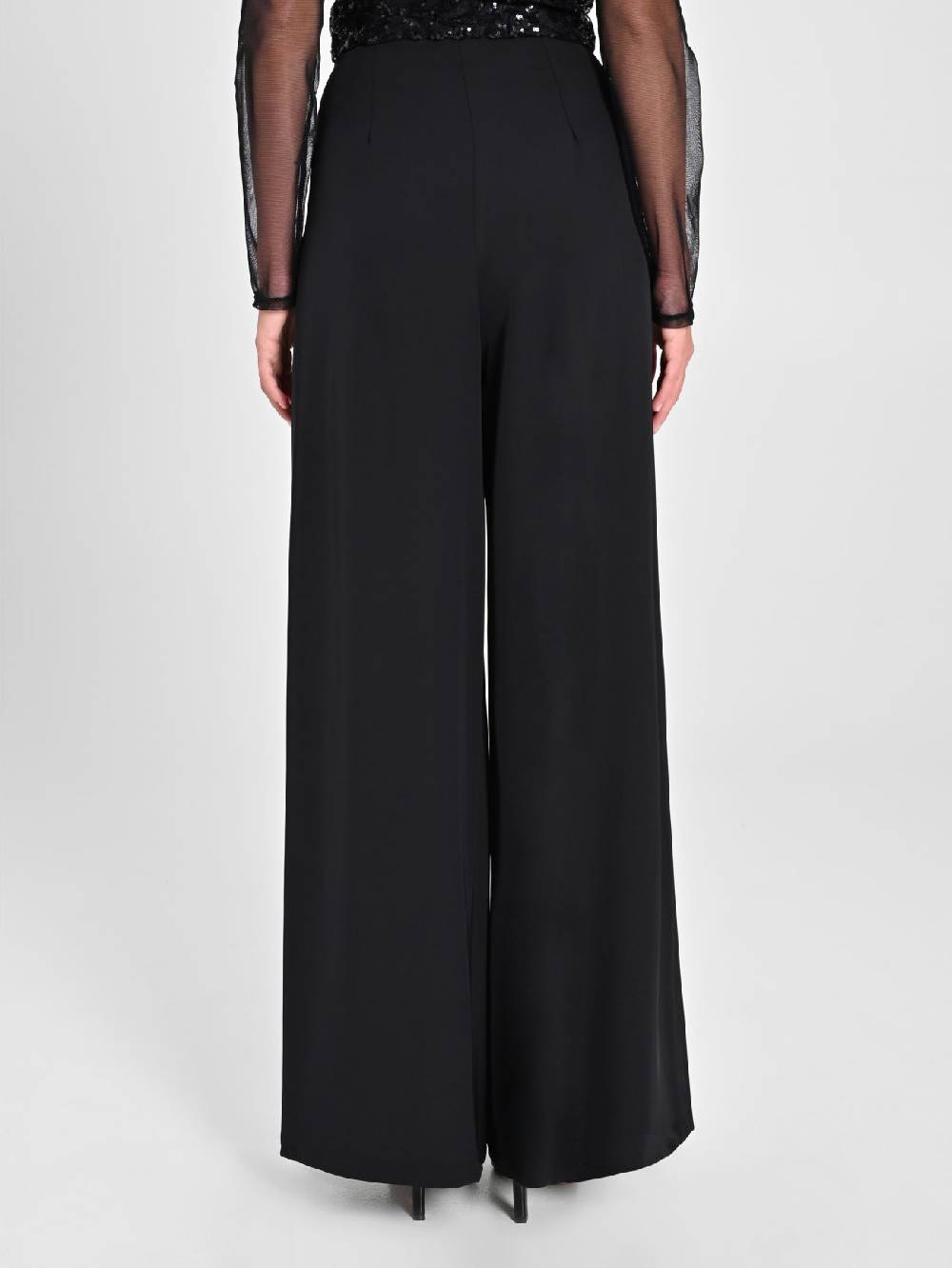 Rinascimento Pantaloni Neri Ampi