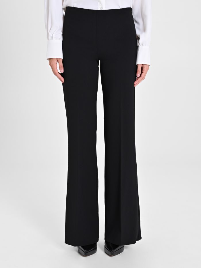 Rinascimento Pantaloni Palazzo In Scuba Crèpe